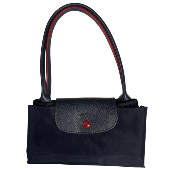 Longchamp Navy and Red Tote Bag Authentic NWT - Picture 1 of 16